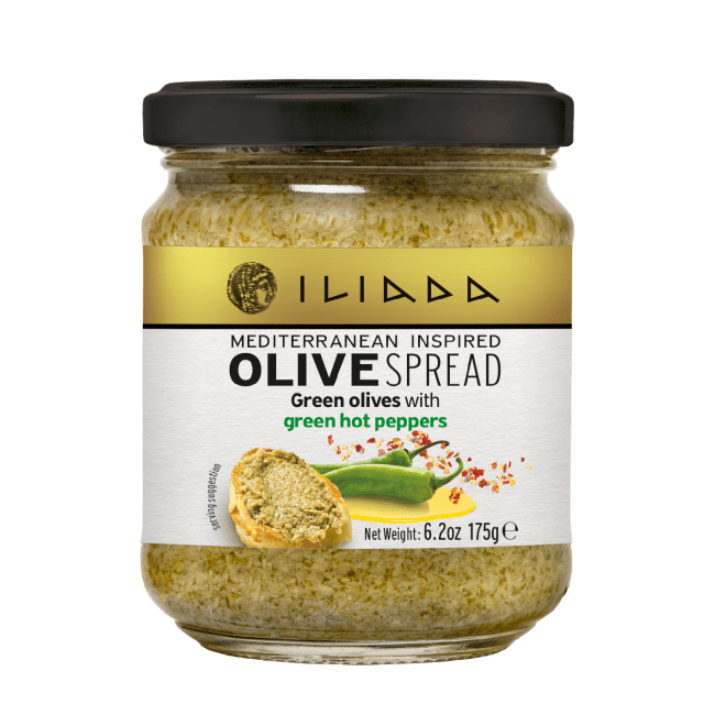 Iliada grønn oliventapenade m/chili 175 g