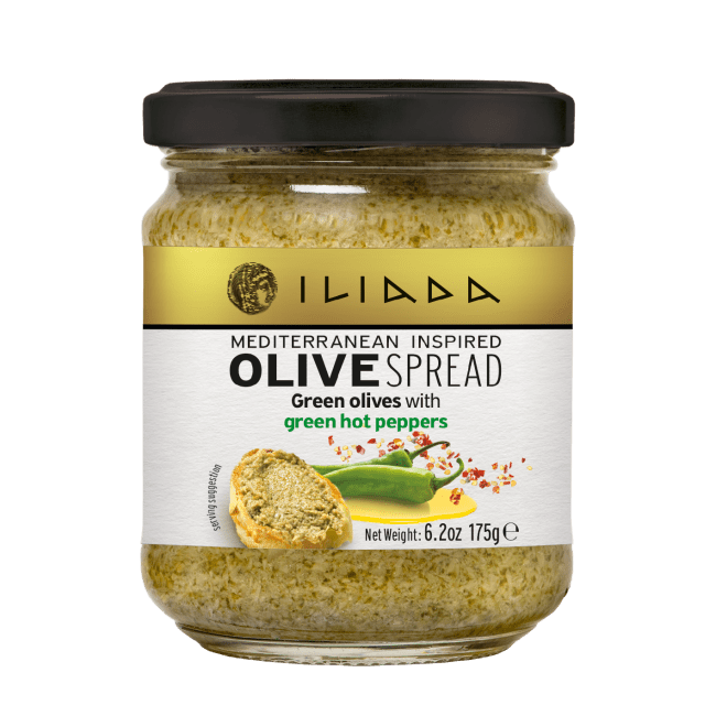 (Utgått) Iliada grønn oliventapenade m/chili 175 g