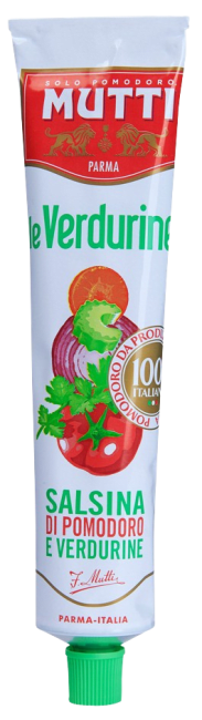 Mutti tomatpuré tube m/grønnsaker 130 g