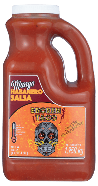 (Utgått) Broken Taco mango habanero salsa 1,95 kg