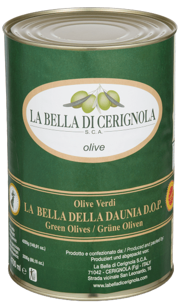 La Bella oliven grønn m/sten DOP 4,25 kg
