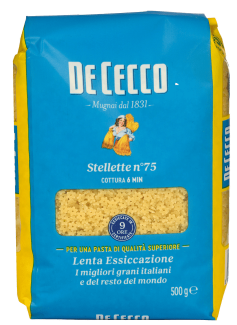 De Cecco stellette (stjerner) 500 g