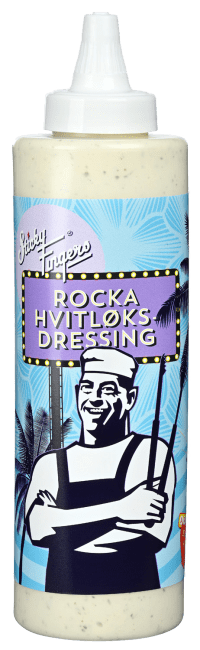 Sticky Fingers rocka hvitløksdressing 500 ml