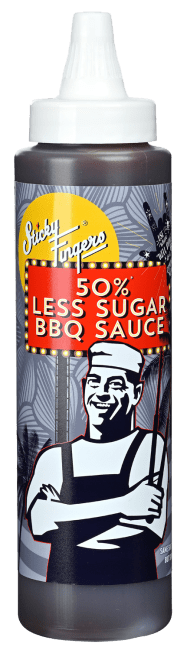 Sticky Fingers BBQ saus 50% mindre sukker 270 ml