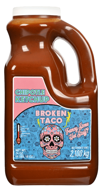 (Utgått) Broken Taco chipotle ketchup 2,1 kg