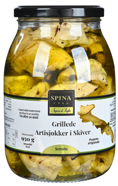 Spina carciofini griglati sottòolio 950 g
