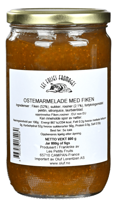 Lesgards fikenmarmelade til ost 800 g