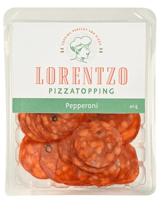 Lorentzo pizzatopping pepperoni 40 g