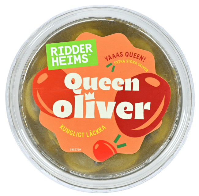 Ridderheims queenoliven 460 g