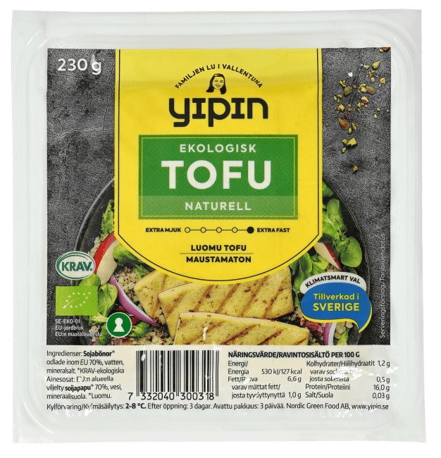 Yipin tofu ekstra fast ØKO 230 g