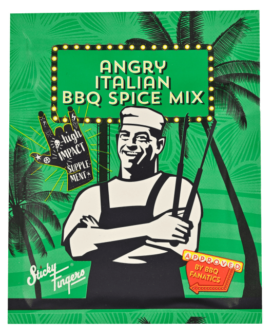 (Utgått) Sticky Fingers Italian BBQ spice mix 25 g