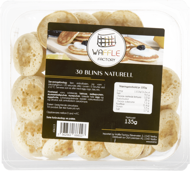 Blinis cocktail 135 g