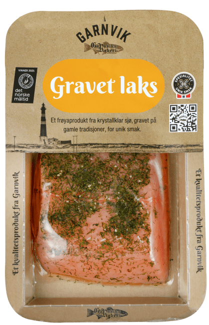 Garnviks gravet laks bit 200 g