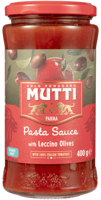 Mutti pastasaus m/oliven 400 g