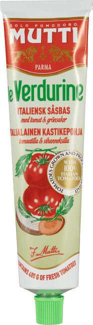 Mutti tomatpuré tube m/grønnsaker 130 g
