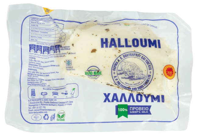 Polycarpou halloumi fåremelk PDO ca 250 g