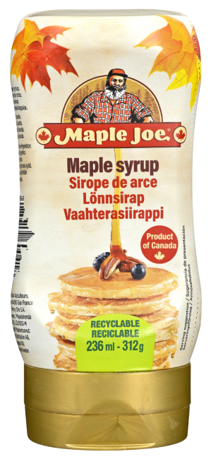 Maple Joe lønnesirup squeezer 100% 312 g