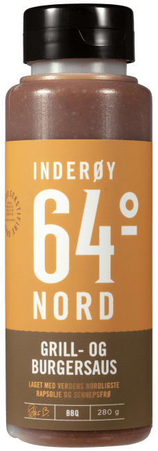 Inderøy 64° Nord grill- og burgersaus 280 g