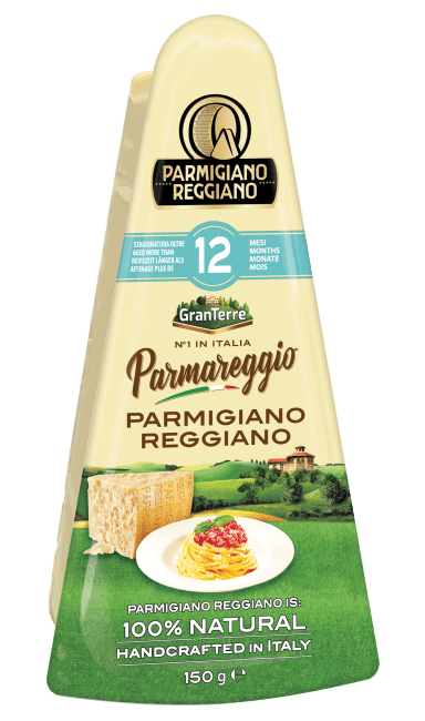 Parmigiano Reggiano trekant 12 mnd DOP 150 g