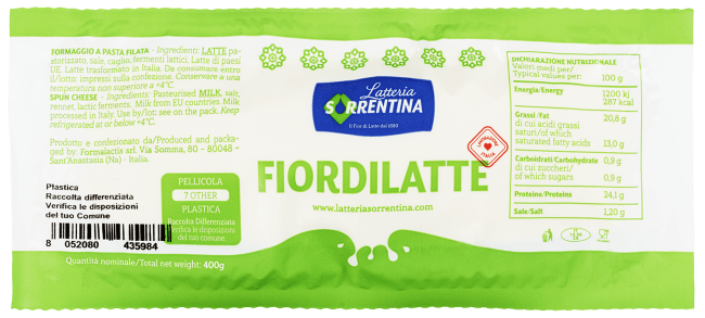 LS Fiordilatte blokk 400 g