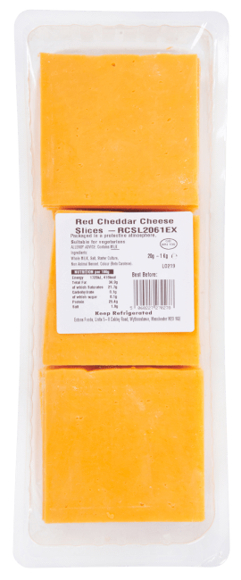 Extons engelsk cheddar skivet 1 kg
