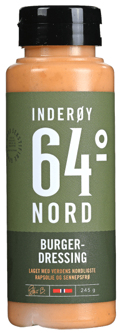 Inderøy 64° Nord burgerdressing 245 g