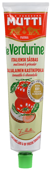 Mutti tomatpuré tube m/grønnsaker 130 g