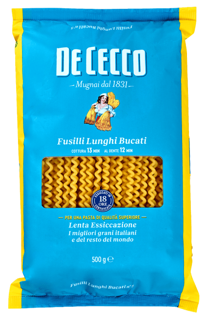 De Cecco fusilli lunghi bucati 500 g