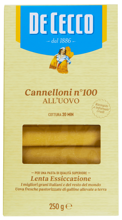 De Cecco eggpasta cannelloni 250 g