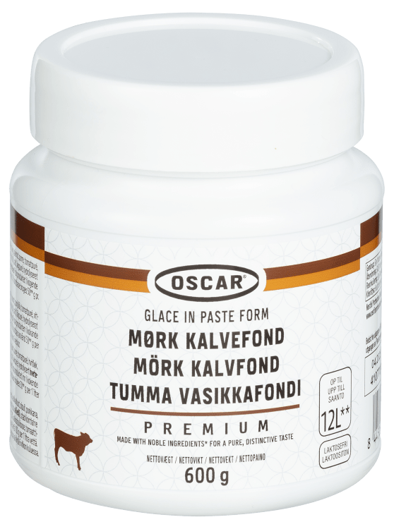 Oscar premium mørk kalvefondpasta 600 g
