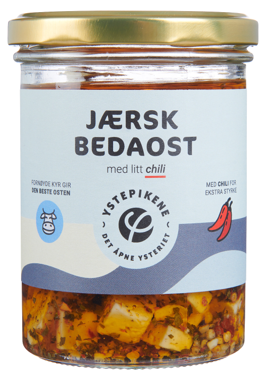 Ystepikene Jærsk Bedaost chili 378 g