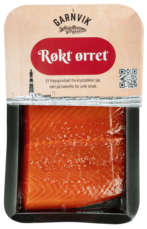 Garnvik røkt ørret bit 200 g