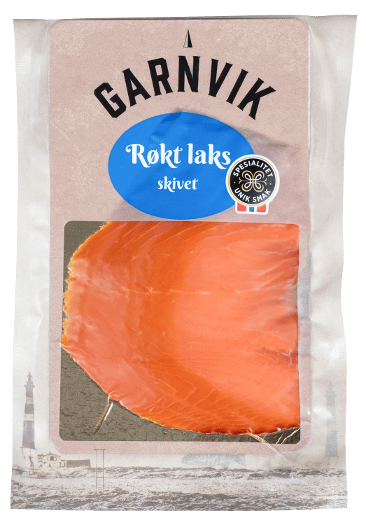 Garnvik røkt laks skiver 100 g
