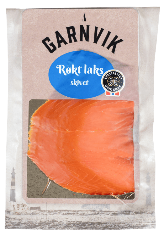 Garnviks Røkeri røkt laks skiver 100 g