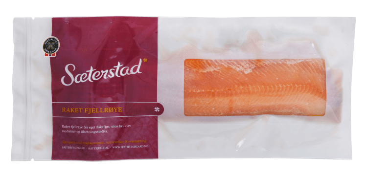 Sæterstad Fjellrøye raket filet ca 250 g
