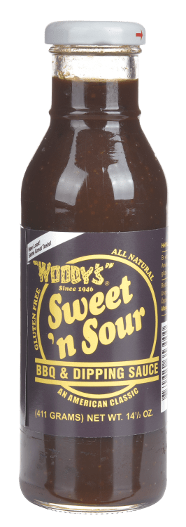 Woody's sweet & sour saus 411 g