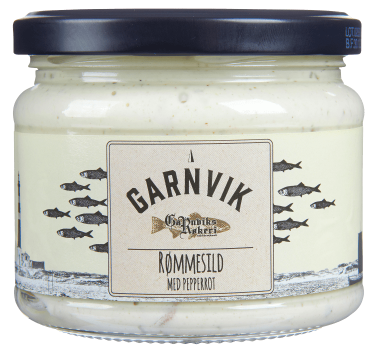 Garnvik rømmesild m/pepperrot 300 g