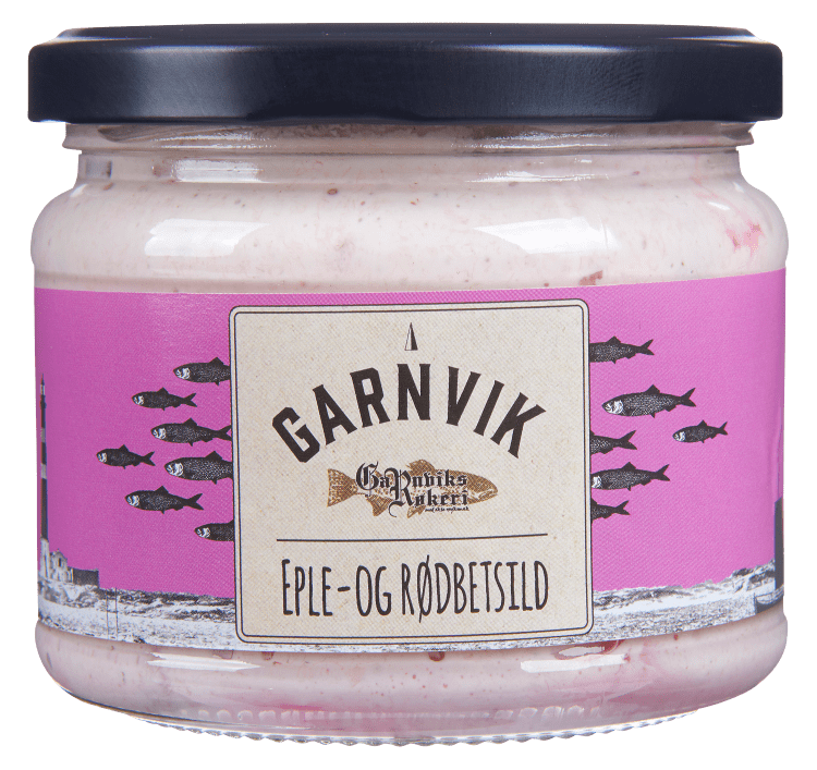 Garnvik eple og rødbetsild 300 g