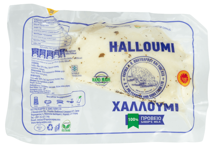 Polycarpou halloumi fåremelk PDO ca 250 g
