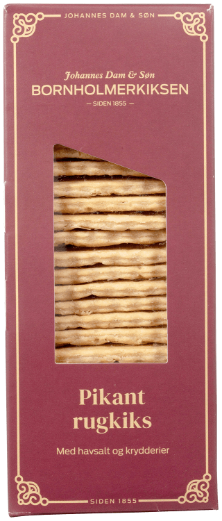 Bornholmske rugkjeks m/havsalt 175 g