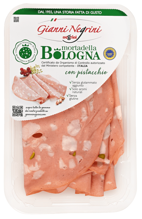 Negrini mortadella PGI m/pistasje 80 g