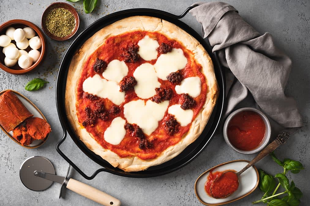 Pizza med 'nduja