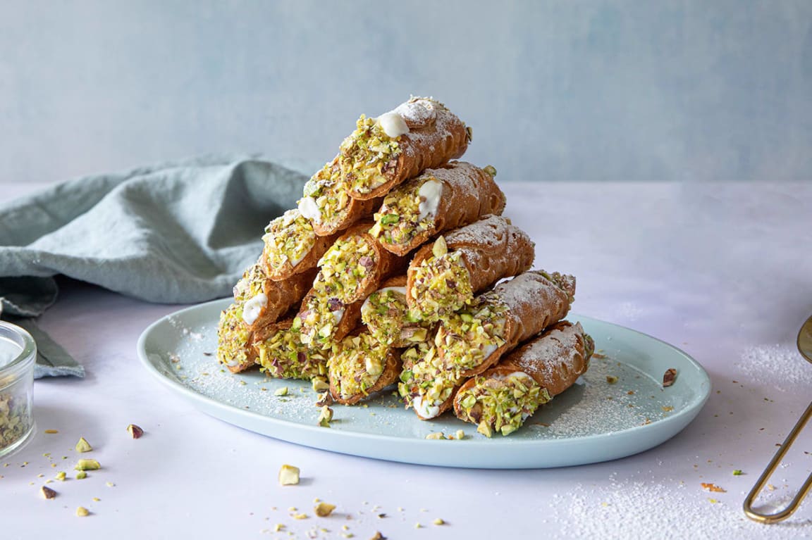 Cannoli med ricottakrem