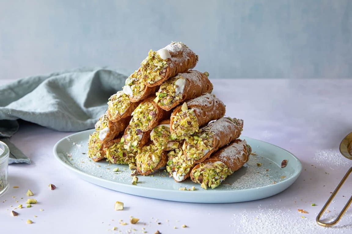 Cannoli med ricottakrem