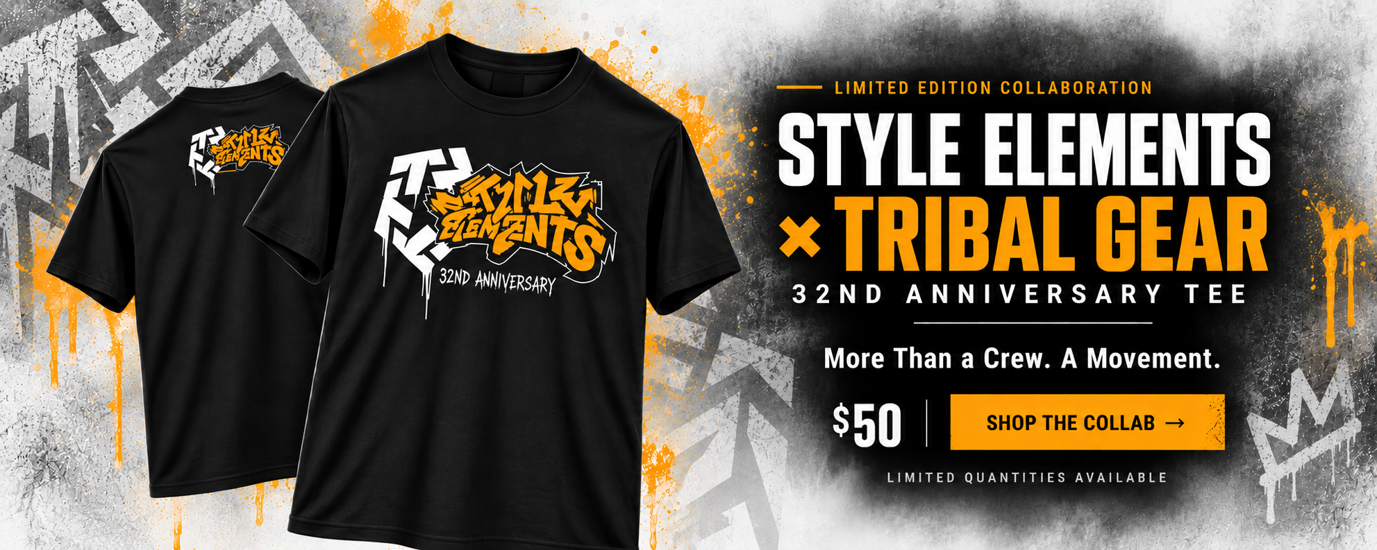 Style Elements x Tribal Gear 32nd Anniversary Tee