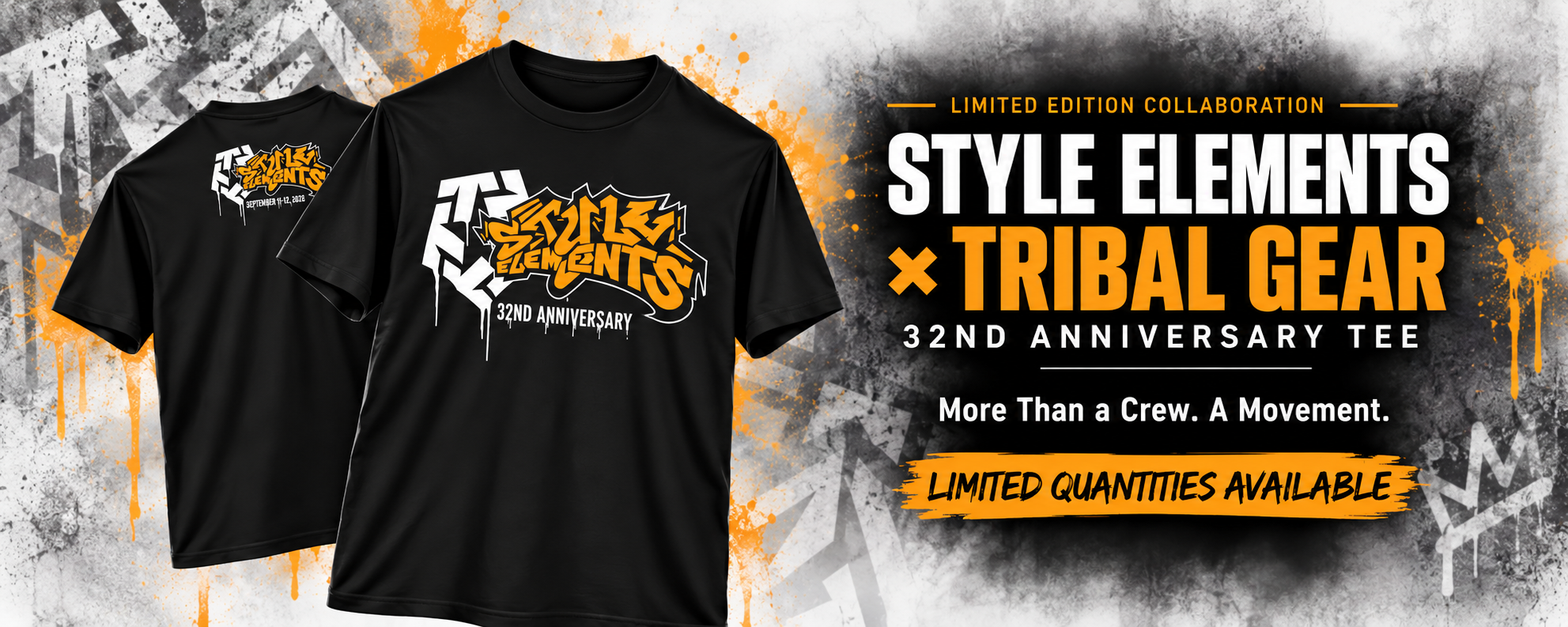 Style Elements x Tribal Gear 32nd Anniversary Tee