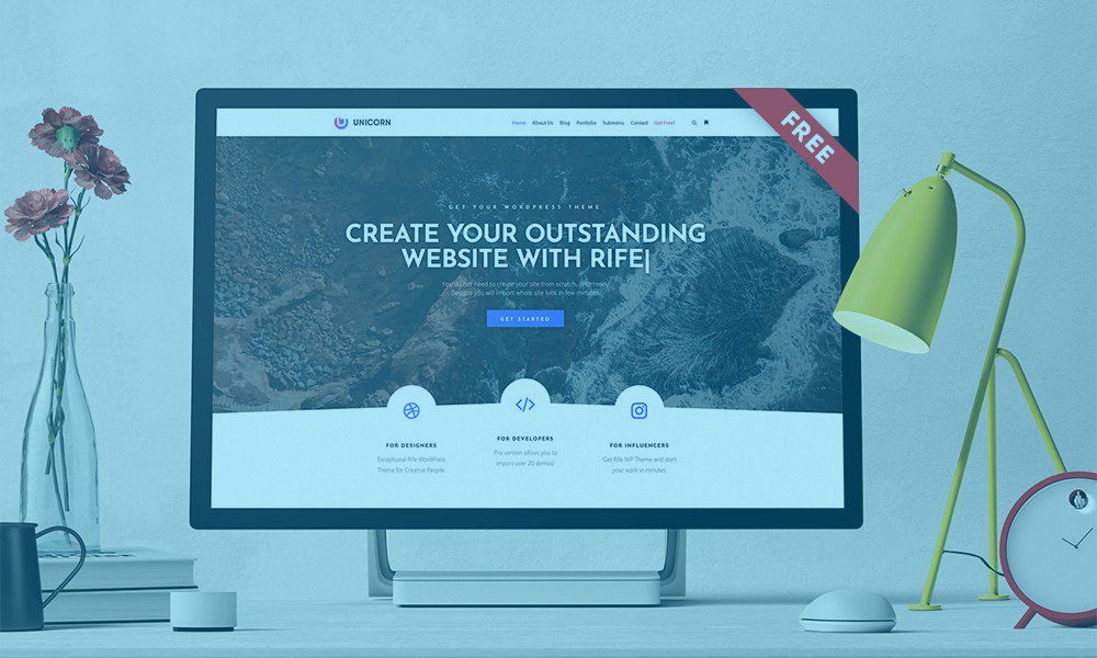 Rife Best Free WordPress Theme 2019