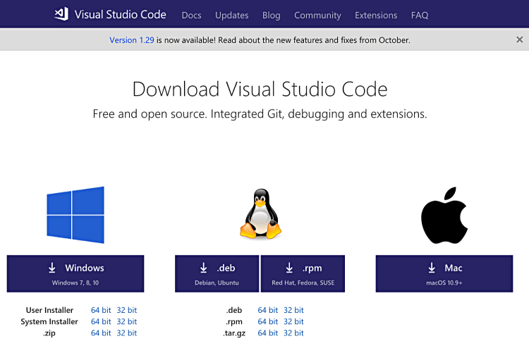 visual studio code download free