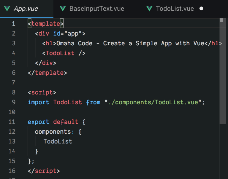 Import Vue Components