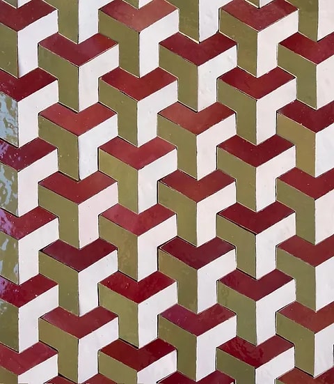 Boomerang Zellige Mosaic